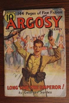 Seller image for ARGOSY WEEKLY (Pulp Magazine). June 26 / 1937; -- Volume 274 #1 Long Live the Emperor by Georges Surdez; // A Strange Place to Be by Donald Barr Chidsey // Senor Vulture by Johnston McCulley;; for sale by Comic World