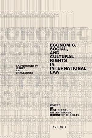 Seller image for Economic, Social, and Cultural Rights in International Law : Contemporary Issues and Challenges for sale by GreatBookPrices