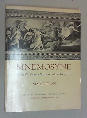 Seller image for Mnemosyne. The parallel between literature and the visual arts. (Reprinted, with minor corrections). for sale by Antiquariat Sander
