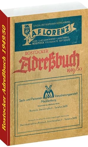 Bild des Verkufers fr ROSTOCKER ADRESSBUCH 1949/50 : Adressbuch - Einwohnerbuch Stadt Rostock 1949/50 zum Verkauf von AHA-BUCH GmbH