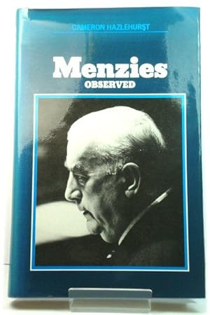 Image du vendeur pour Menzies Observed mis en vente par PsychoBabel & Skoob Books