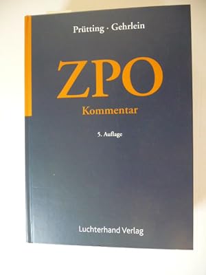 Seller image for ZPO : Kommentar for sale by Gebrauchtbcherlogistik  H.J. Lauterbach