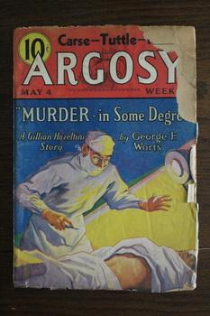 Immagine del venditore per ARGOSY (Pulp Magazine). May 4 / 1935; -- Volume 255 #3 Murder In Some Degree by George F. Worts; venduto da Comic World