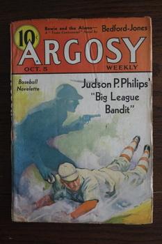 Imagen del vendedor de ARGOSY (Pulp Magazine). October 5 / 1935; -- Volume 259 #1 Big League Bandit by Judson P. Phillips; a la venta por Comic World
