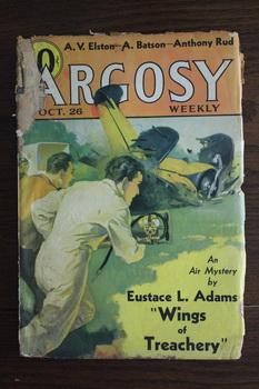 Bild des Verkufers fr ARGOSY (Pulp Magazine). October 26 / 1935; -- Volume 259 #4 Wings of Treachery by Eustace L. Adams; zum Verkauf von Comic World