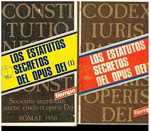 Imagen del vendedor de LOS ESTATUTOS SECRETOS DEL OPUS DEI. Edicin bilinge de Lois Prez Castro. 2 vols. 1. CONSTITUCIONES DE LA SOCIEDAD SACERDOTAL DE LA SANTA CRUZ Y DE LA OBRA DE DIOS. 2. CDIGO DE DERECHO PARTICULAR DE LA OBRA DE DIOS. a la venta por angeles sancha libros