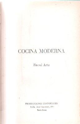 Imagen del vendedor de COCINA MODERNA. a la venta por Librera Raimundo
