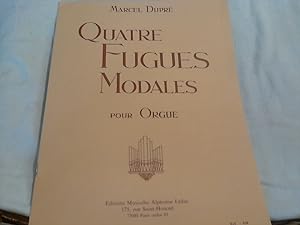 Bild des Verkufers fr VITRAIL Quatre Fugues Modales pour ORGUE ( op 63 ) zum Verkauf von Versandhandel Rosemarie Wassmann