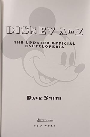 Seller image for Disney A to Z: The Updated Official Encyclopedia for sale by The Book House, Inc.  - St. Louis