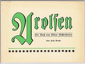 Seller image for Arolsen. Ein Buch von stillen Schnheiten. for sale by Antiquariat Gnter Hochgrebe