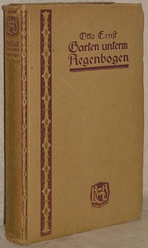 Immagine del venditore per Garten unterm Regenbogen. Ein Sammelbuch deutschen Humors. Neuere und neuste Zeit. 1.-15. Tsd. Schmucktitel von Belling. venduto da Antiquariat Reinsch