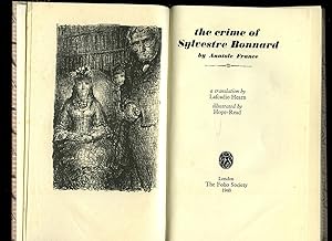Bild des Verkufers fr The Crime of Sylvestre Bonnard zum Verkauf von Little Stour Books PBFA Member