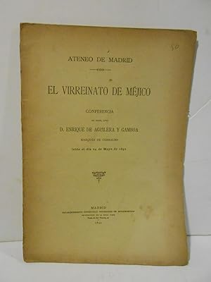 Bild des Verkufers fr El Virreinato de Mjico. zum Verkauf von Llibreria Antiquria Casals