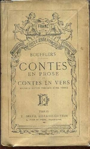 Bild des Verkufers fr CONTES EN PROSE ET CONTES EN VERS. zum Verkauf von Le-Livre