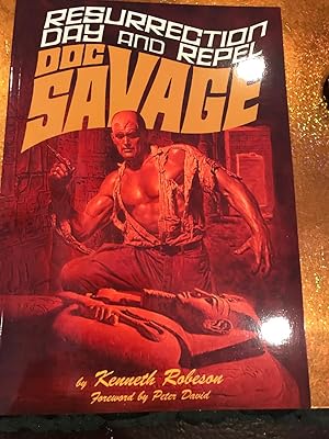 DOC SAVAGE #2 RESURRECTION DAY and REPELBAMA cover