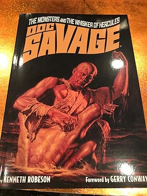 DOC SAVAGE # 18 THE MONSTERS and THE WISKER OF HERCULESBAMA cover