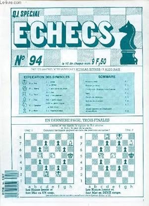 Image du vendeur pour Q.I. SPECIAL ECHECS - N 94. mis en vente par Le-Livre