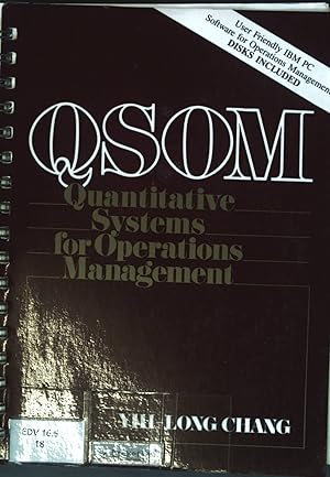 Imagen del vendedor de Qsom: Quantitative Systems for Operations Management/Book and Two Disk a la venta por books4less (Versandantiquariat Petra Gros GmbH & Co. KG)