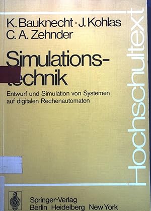 Bild des Verkufers fr Simulationstechnik. Entwurf und Simulation von Systemen auf digitalen Rechenautomaten. zum Verkauf von books4less (Versandantiquariat Petra Gros GmbH & Co. KG)