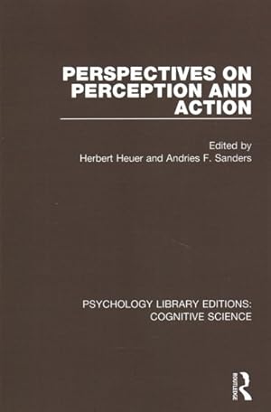 Immagine del venditore per Perspectives on Perception and Action venduto da GreatBookPrices