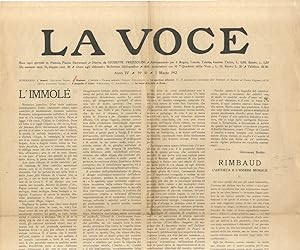 VOCE (LA). Diretta da Giuseppe Prezzolini. Anno IV. 1912. Numero 10. 7 marzo 1912.