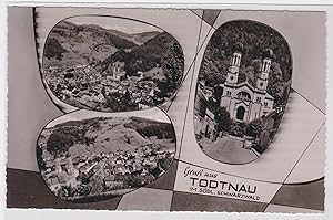 Bild des Verkufers fr AK Gru aus Todtnau Schwarzwald Mehrbildkarte ungelaufen zum Verkauf von GAENSAN Versandantiquariat