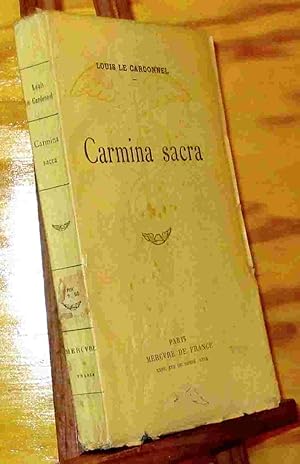 Seller image for CARMINA SACRA for sale by Livres 113