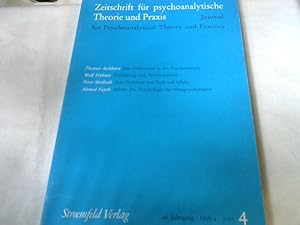 Zeitschrift für psychoanalytische Theorie und Praxis: Jahrgang XVI, 2001, Heft 4.
