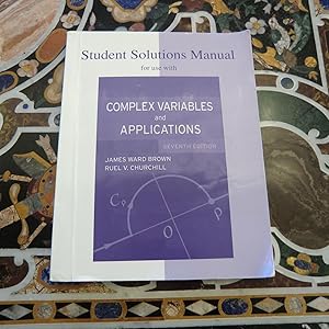 Immagine del venditore per Student Solutions Manual to accompany Complex Variables and Applications venduto da Salish Sea Books