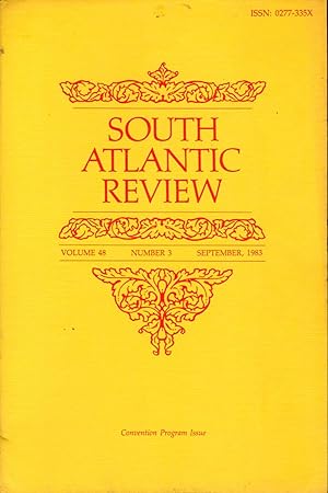 Seller image for South Atlantic Review: Volume 48. No. 3: September, 1983 for sale by Dorley House Books, Inc.