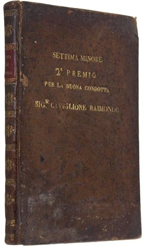 VITA DI TOBIA PADRE E FIGLIO A SPECCHIO DELLE CRISTIANE FAMIGLIE. Stampata in occasione de' santi...