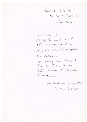 Autograph Letter Seller Supplied Images Manuscripts Paper Collectibles Photographs Abebooks