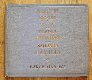 Image du vendeur pour ALBUM RECORD A GAUDI I EL TEMPLE EXPIATORI DE LA SAGRADA FAMILIA 1936 mis en vente par antiguedades madrazo