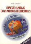 EMPRESAS ESPAÑOLAS EN LOS MERCADOS INTERNACIONALES