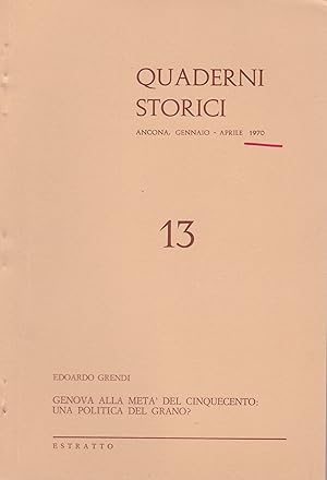 Immagine del venditore per Quaderni storici. Gennaio-Aprile 1970. N. 13. Estratto. venduto da librisaggi