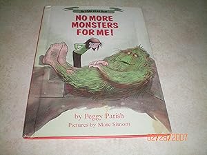 Seller image for NO MORE MONSTERS FOR ME ! An I Can Read Book for sale by Masons' Books