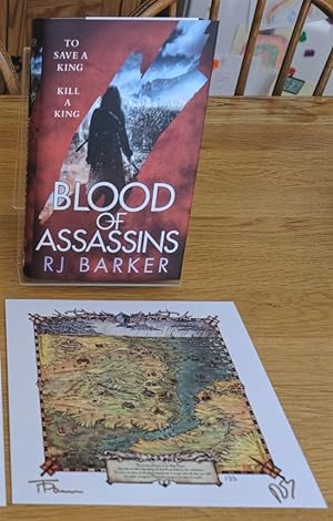 Blood of Assassins -Signed and Numbered Ltd. Ed. (300) with Signed Colour Artwork and Map
