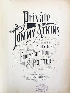 Image du vendeur pour Private Tommy Atkins mis en vente par Randall's Books
