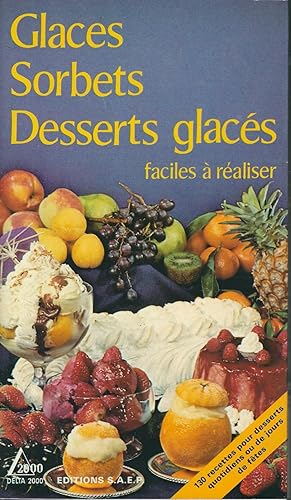 sorbets desserts glaces