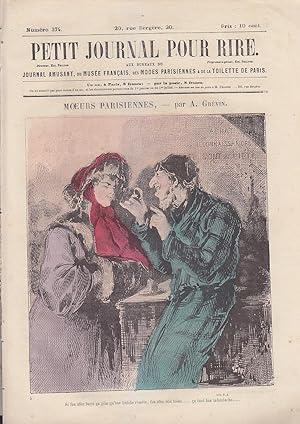 Seller image for PETIT JOURNAL POUR RIRE 374 1860 GREVIN Girin RANDON Stop for sale by CARIOU1