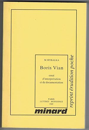 Seller image for Boris Vian. Essai d'interprtation et de documentation. for sale by Rometti Vincent