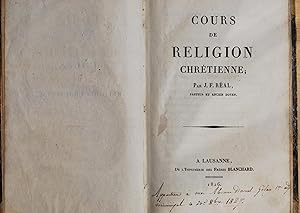 Cours de religion chrétienne