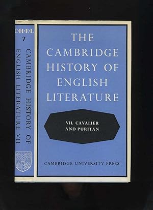 The Cambridge History of English Literature: Volume VII. Cavalier and Puritan