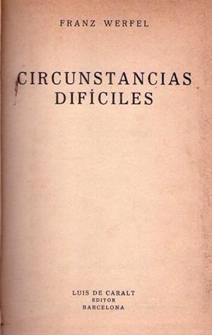 CIRCUNSTANCIAS DIFICILES