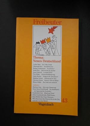 Bild des Verkufers fr Freibeuter 43 Thema: Neues Deutschland zum Verkauf von Antiquariat Strter