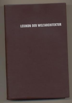 Bild des Verkufers fr Lexikon der Weltarchitektur. zum Verkauf von Leonardu