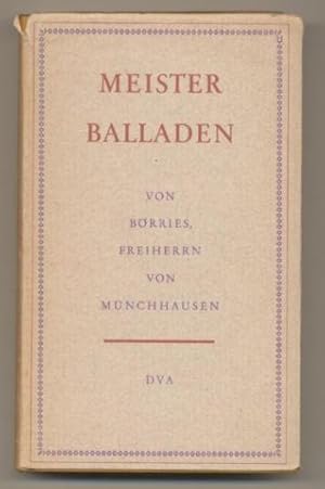 Meisterballaden. Ein Führer zur Freude.