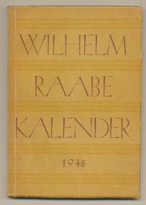 Imagen del vendedor de Wilhelm Raabe Kalender 1948. a la venta por Leonardu