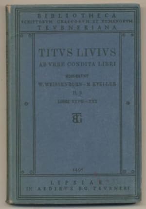 Titi Livi ab urbe Condita Libri.