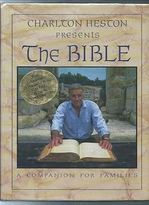 CHARLTON HESTON presents THE BIBLE: a companion for famlies plus 4 vhs tapes of the book